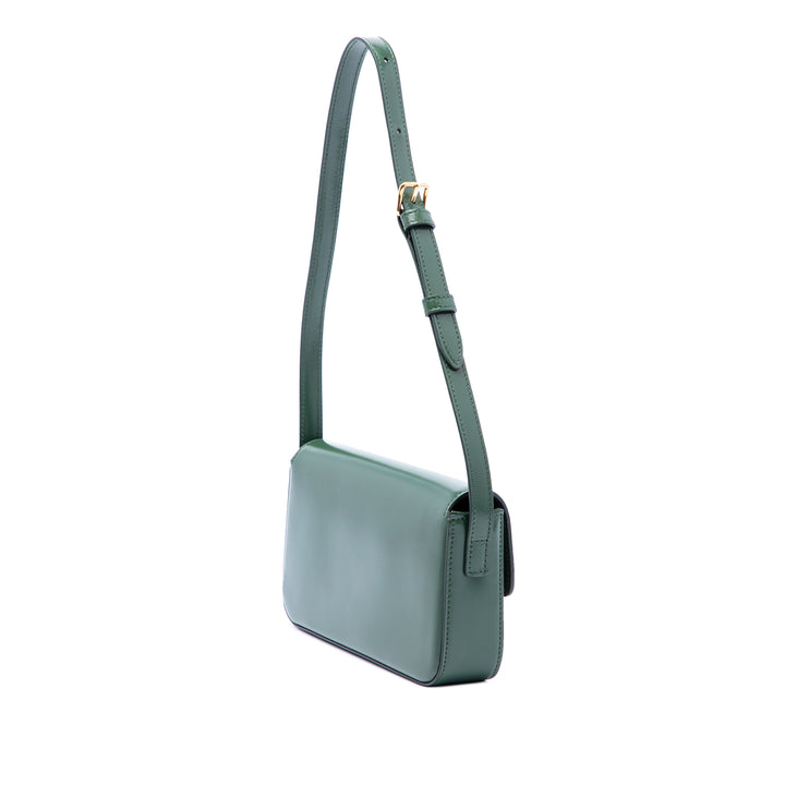 brillant Triomphe Claude Sac Cuir de veau Vert