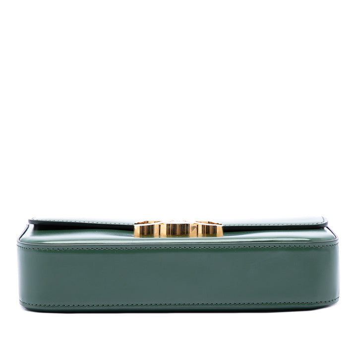 brillant Triomphe Claude Sac Cuir de veau Vert