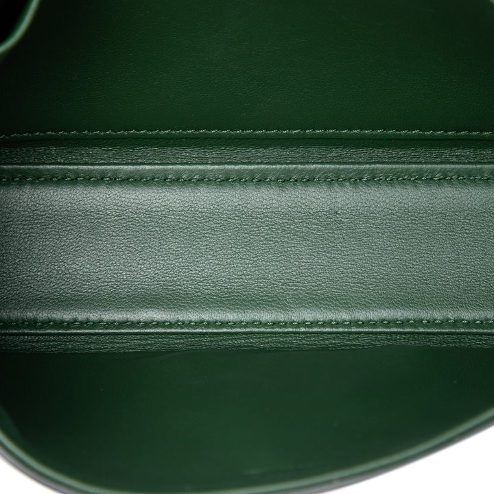 brillant Triomphe Claude Sac Cuir de veau Vert