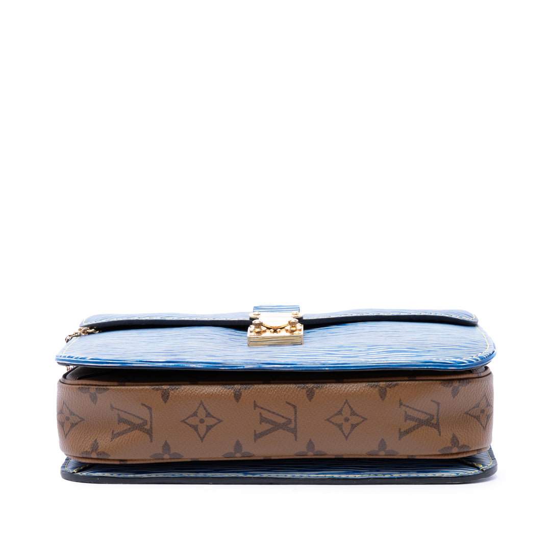 Louis Vuitton Reverse Pochette Métis Épi Bleu – vue 3 – GABY PARIS