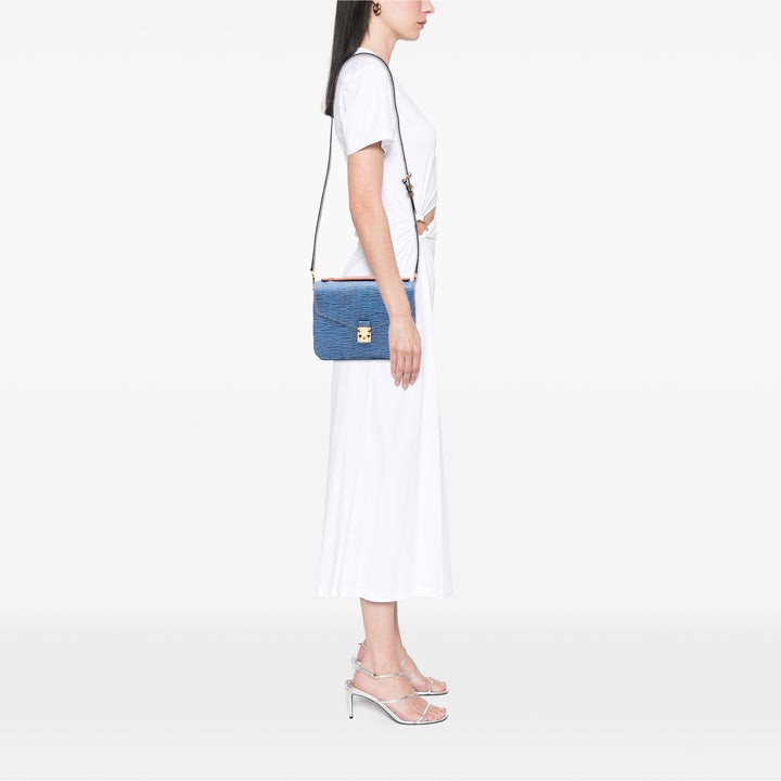 Louis Vuitton Reverse Pochette Métis Épi Bleu – vue 6 – GABY PARIS