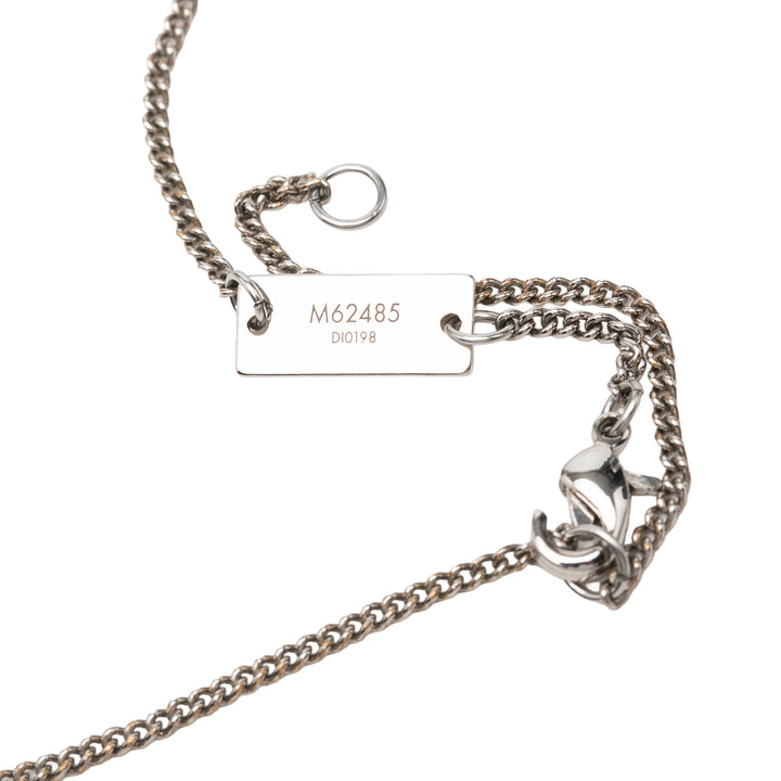 Louis Vuitton Collier Brass Charms Monogram Argenté – vue 5 – GABY PARIS