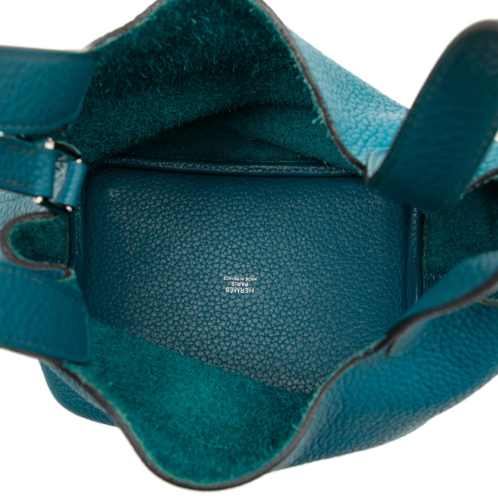Hermès Sac à main Picotin Lock 18 Clémence Bleu – vue 4 – GABY PARIS