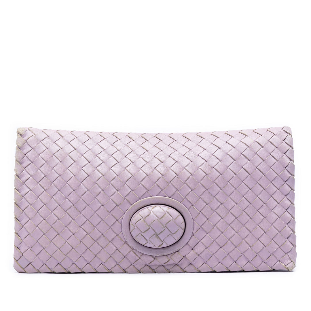Bottega Veneta Nappa Intrecciato Turn Lock Pochette