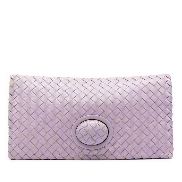 Bottega Veneta Nappa Intrecciato Turn Lock Pochette