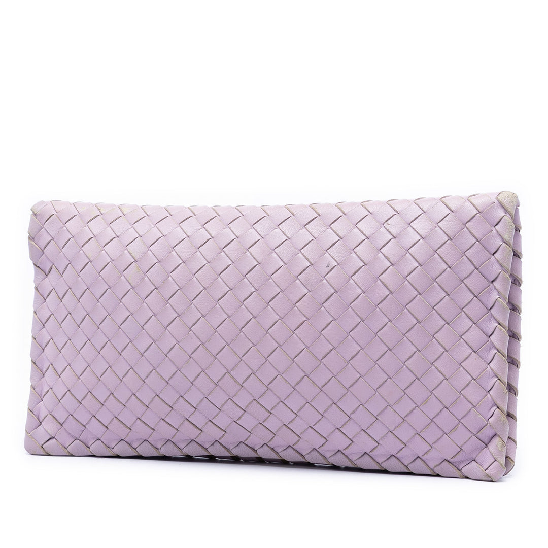 Bottega Veneta Nappa Intrecciato Turn Lock Pochette
