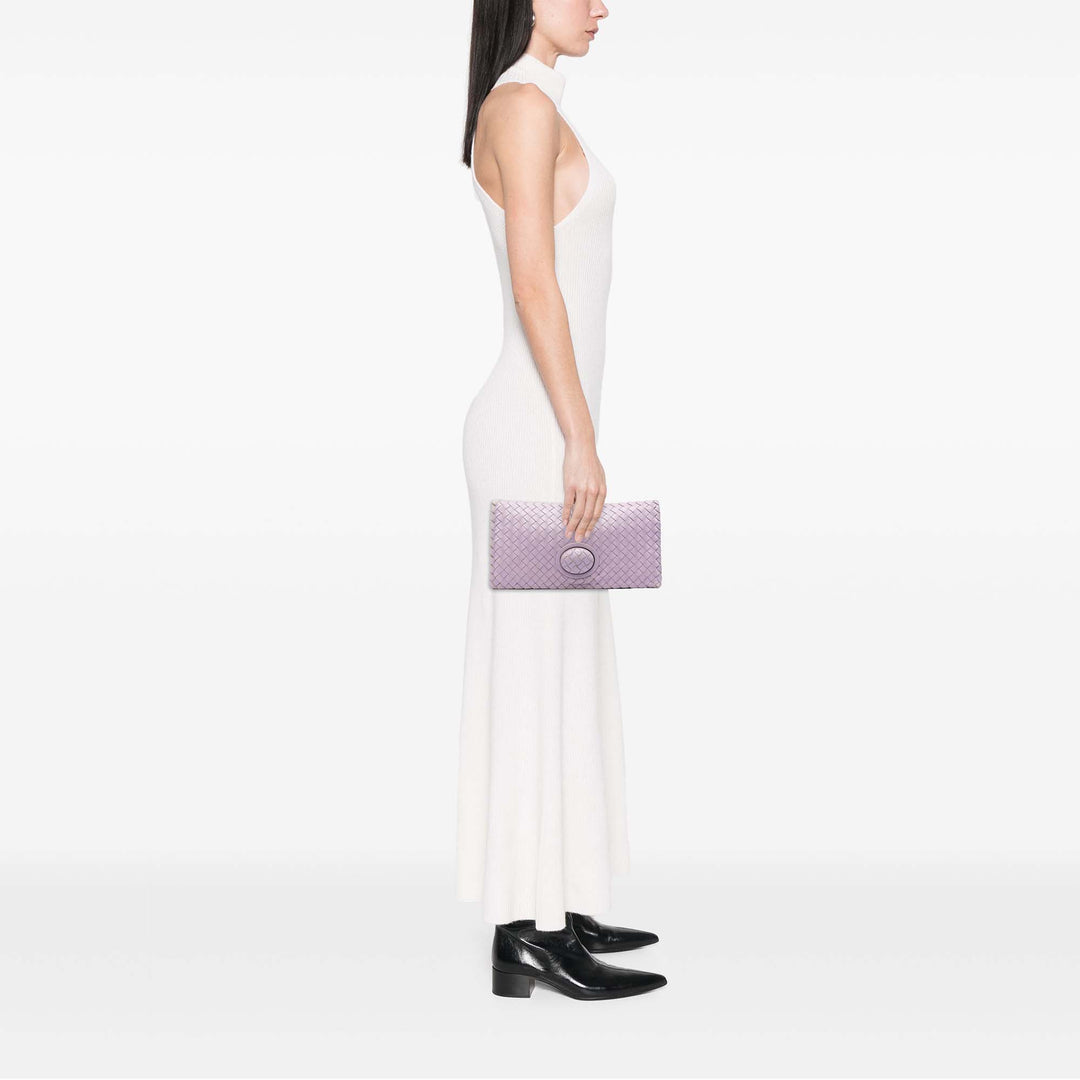 Bottega Veneta Nappa Intrecciato Turn Lock Pochette