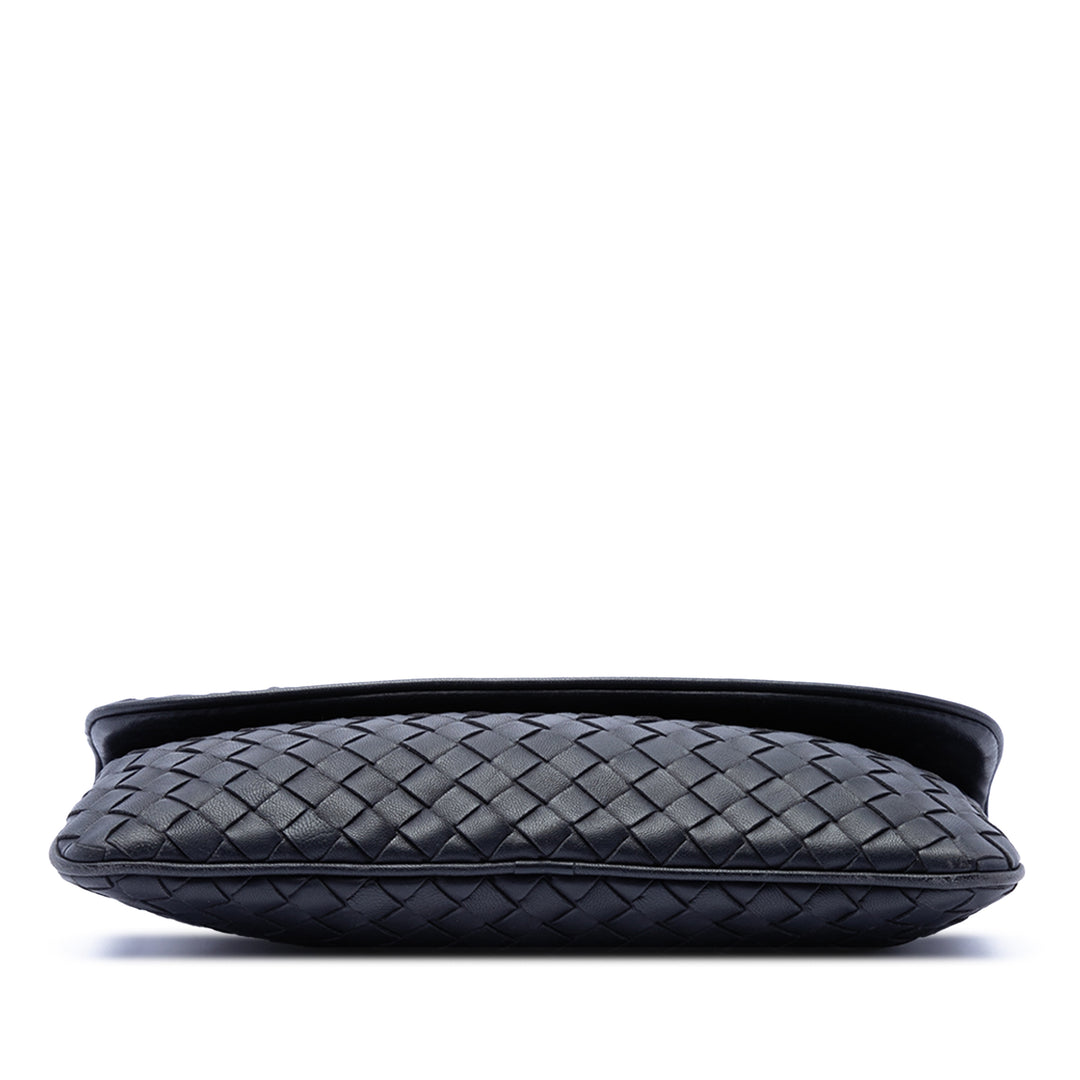 Bottega Veneta Mini Nappa Intrecciato Turn Lock Sac porté croisé