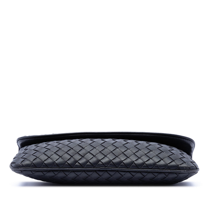 Bottega Veneta Mini Nappa Intrecciato Turn Lock Sac porté croisé