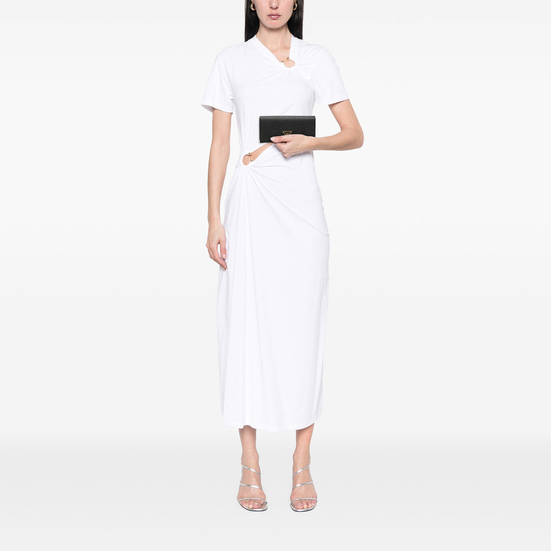 Deux volets Portefeuille long Saffiano Noir