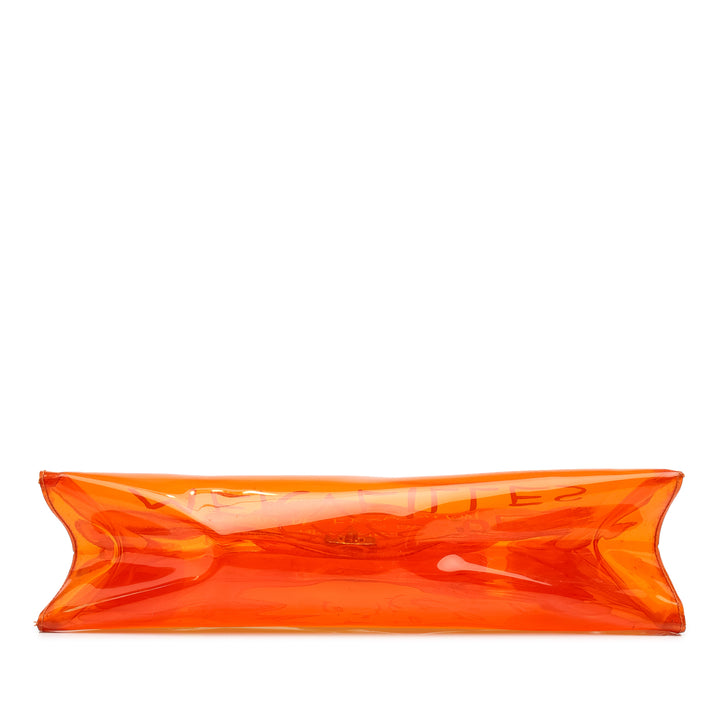 Hermès Vinyl Souvenir De L Exposition Kelly Sac Orange – vue 3 – GABY PARIS