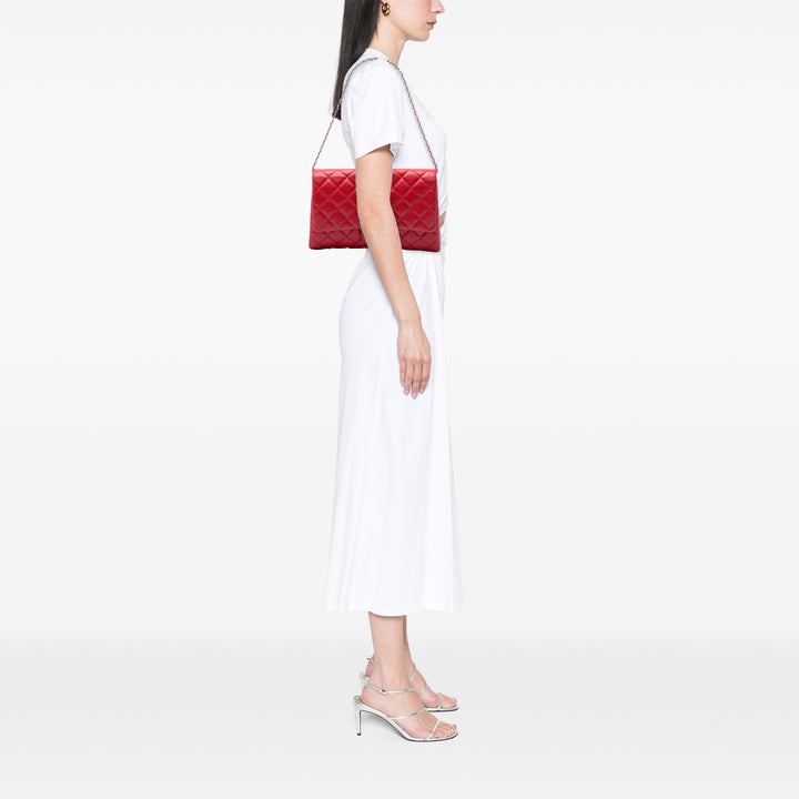 Chanel CC Matelassé Caviar à rabat Pochette avec chaîne