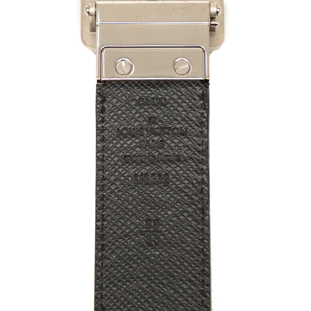 Louis Vuitton Inventeur Réversible Ceinture Damier Graphite Noir – vue 6 – GABY PARIS