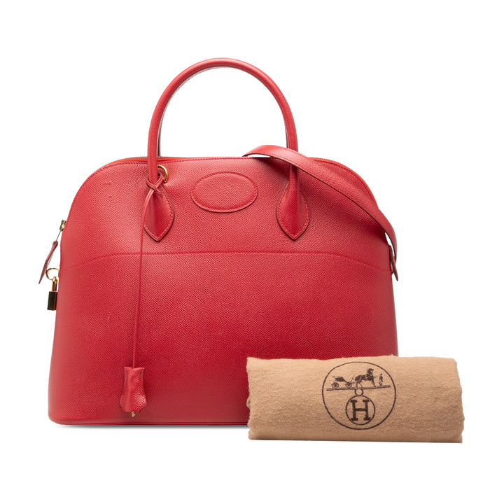 Hermès Courchevel Bolide 37 Cuir