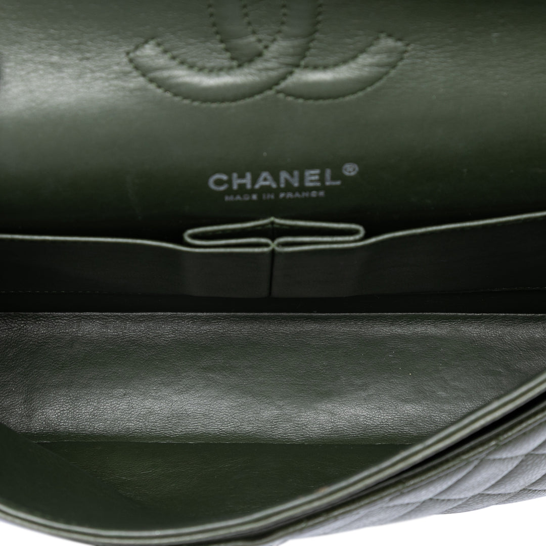 Chanel Medium Classic Caviar Double rabat