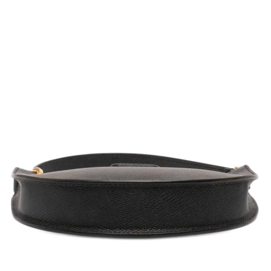 Valentino Mini Grainy Cuir de veau VLogo Hobo