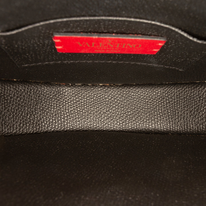 Valentino Mini Grainy Cuir de veau VLogo Hobo