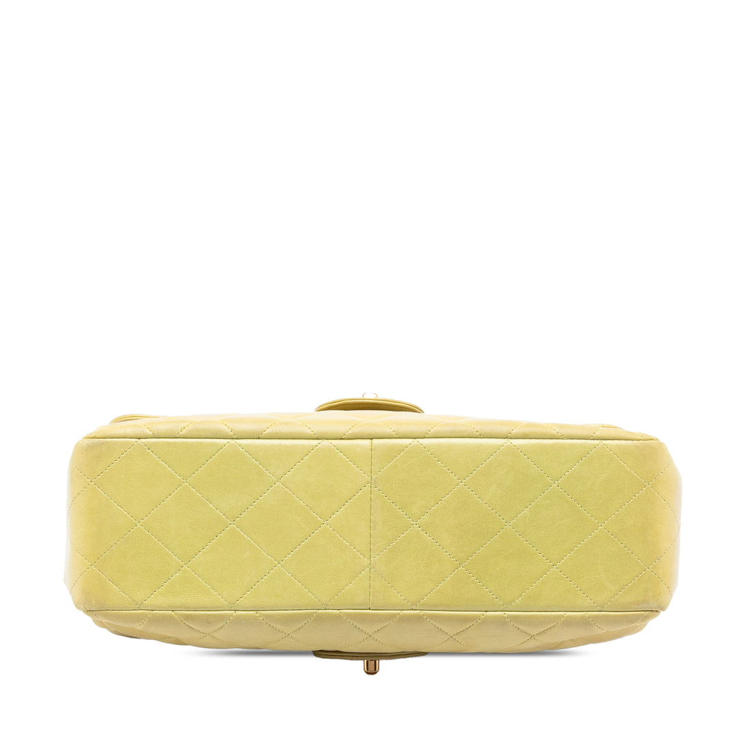 Chanel Jumbo Matelassé Cuir d’agneau Double Sided à rabat