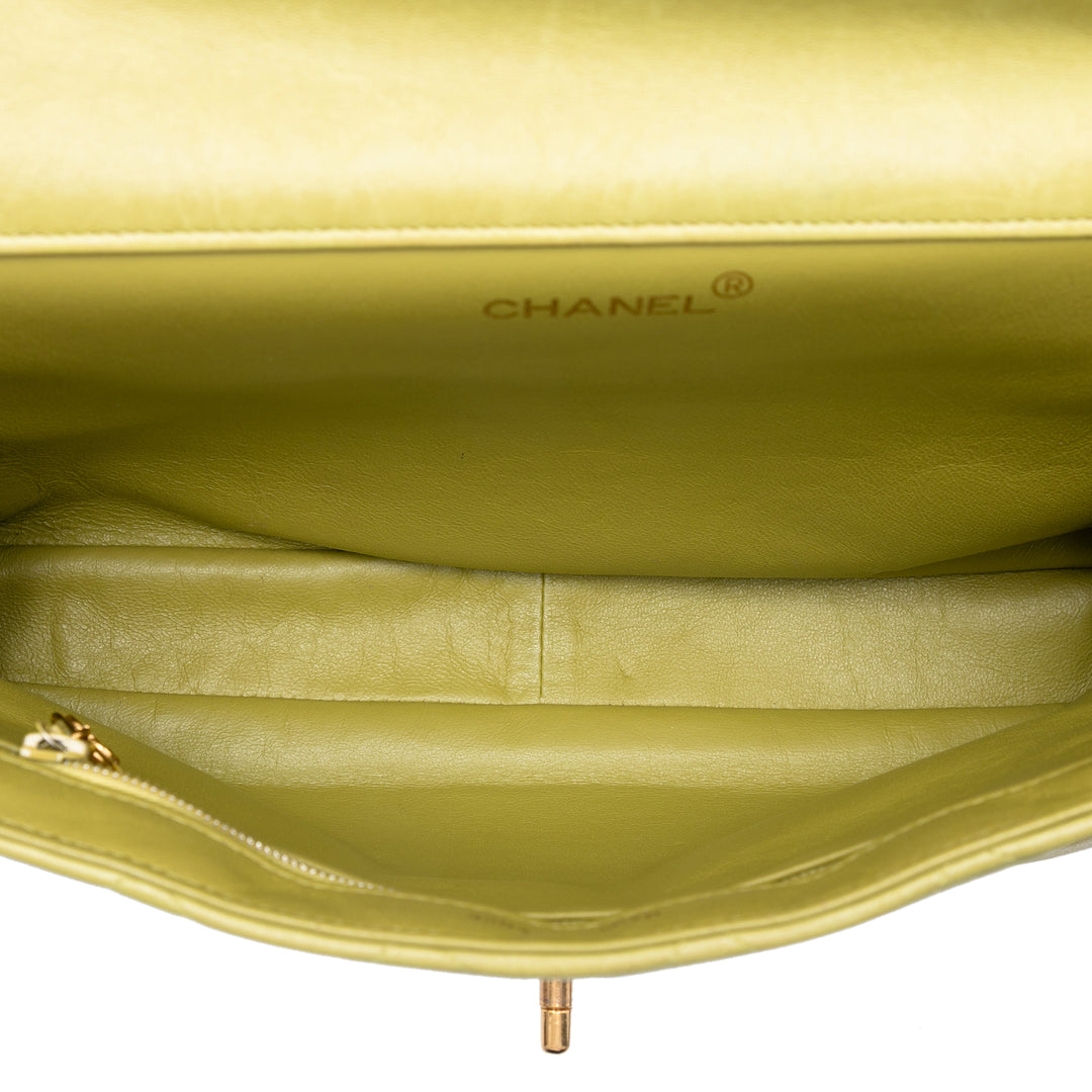 Chanel Jumbo Matelassé Cuir d’agneau Double Sided à rabat