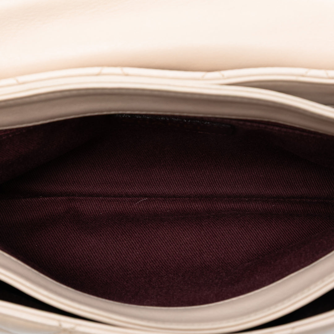 Chanel Medium Matelassé Cuir de veau Soft Elegance à rabat – GABY PARIS Authentique