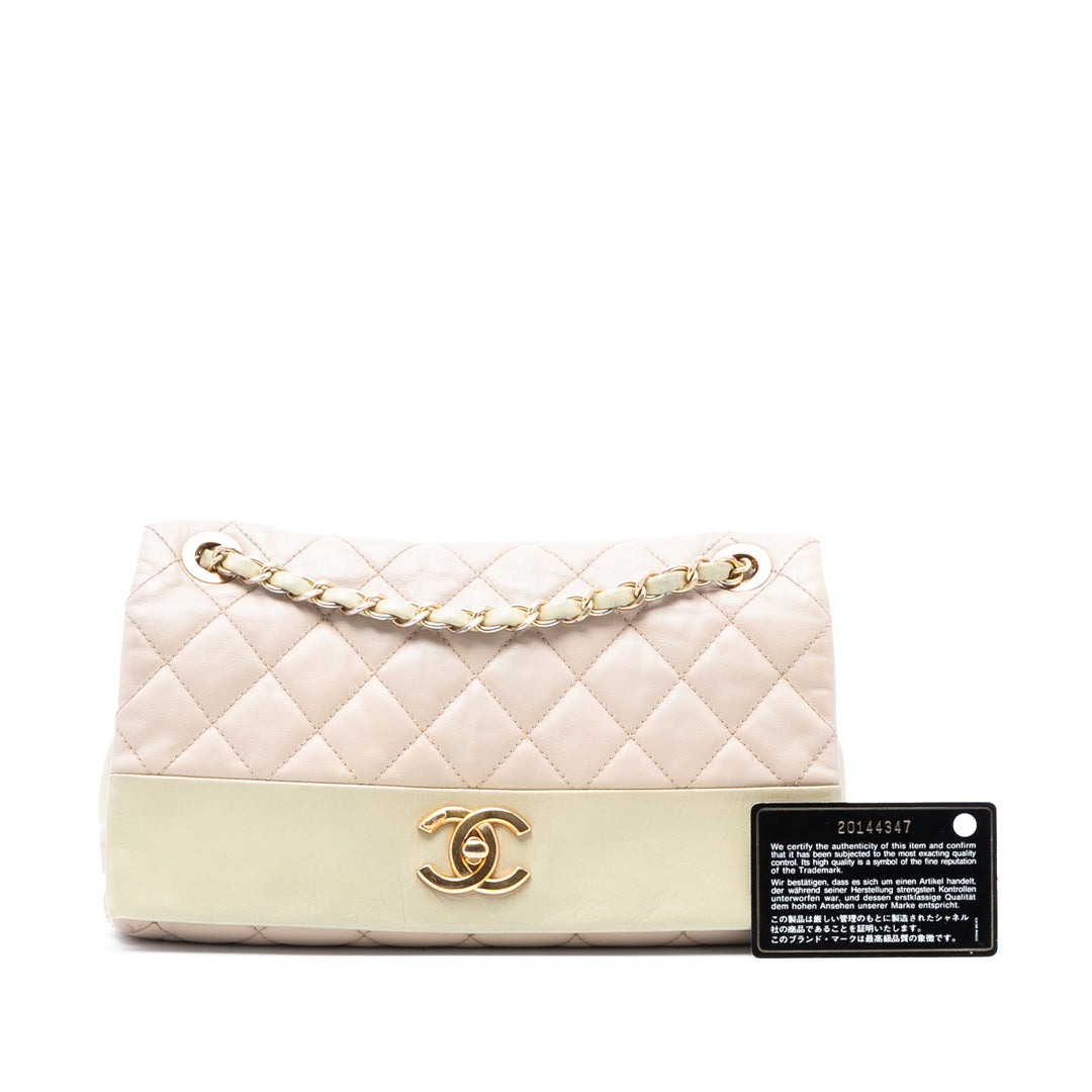 Chanel Medium Matelassé Cuir de veau Soft Elegance à rabat – GABY PARIS Authentique