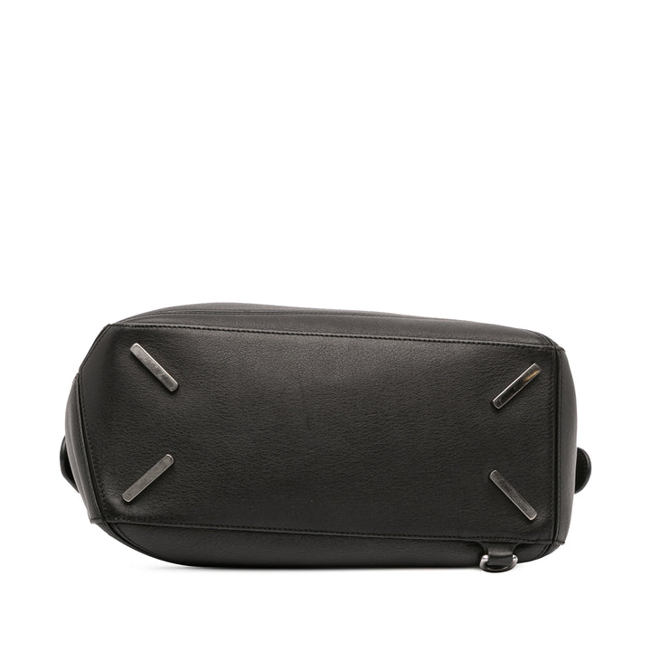 LOEWE Medium Cuir de veau Puzzle Satchel Noir – GABY PARIS Authentique