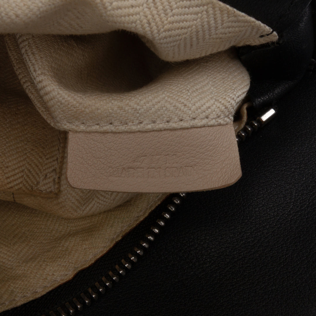 LOEWE Medium Cuir de veau Puzzle Satchel Noir – GABY PARIS Authentique