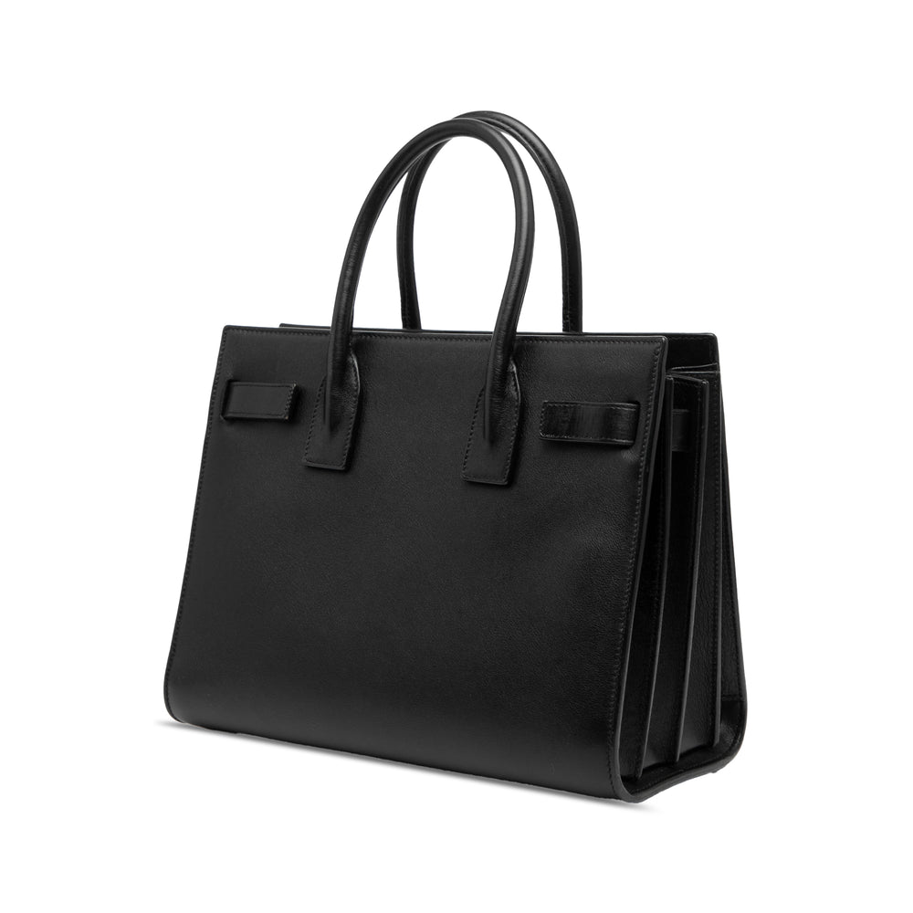 Saint Laurent Baby Cuir Sac De Jour Sac cartable Noir – GABY PARIS Authentique