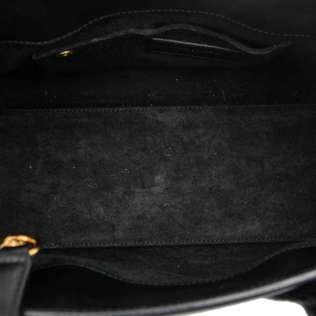 Saint Laurent Baby Cuir Sac De Jour Sac cartable Noir – GABY PARIS Authentique