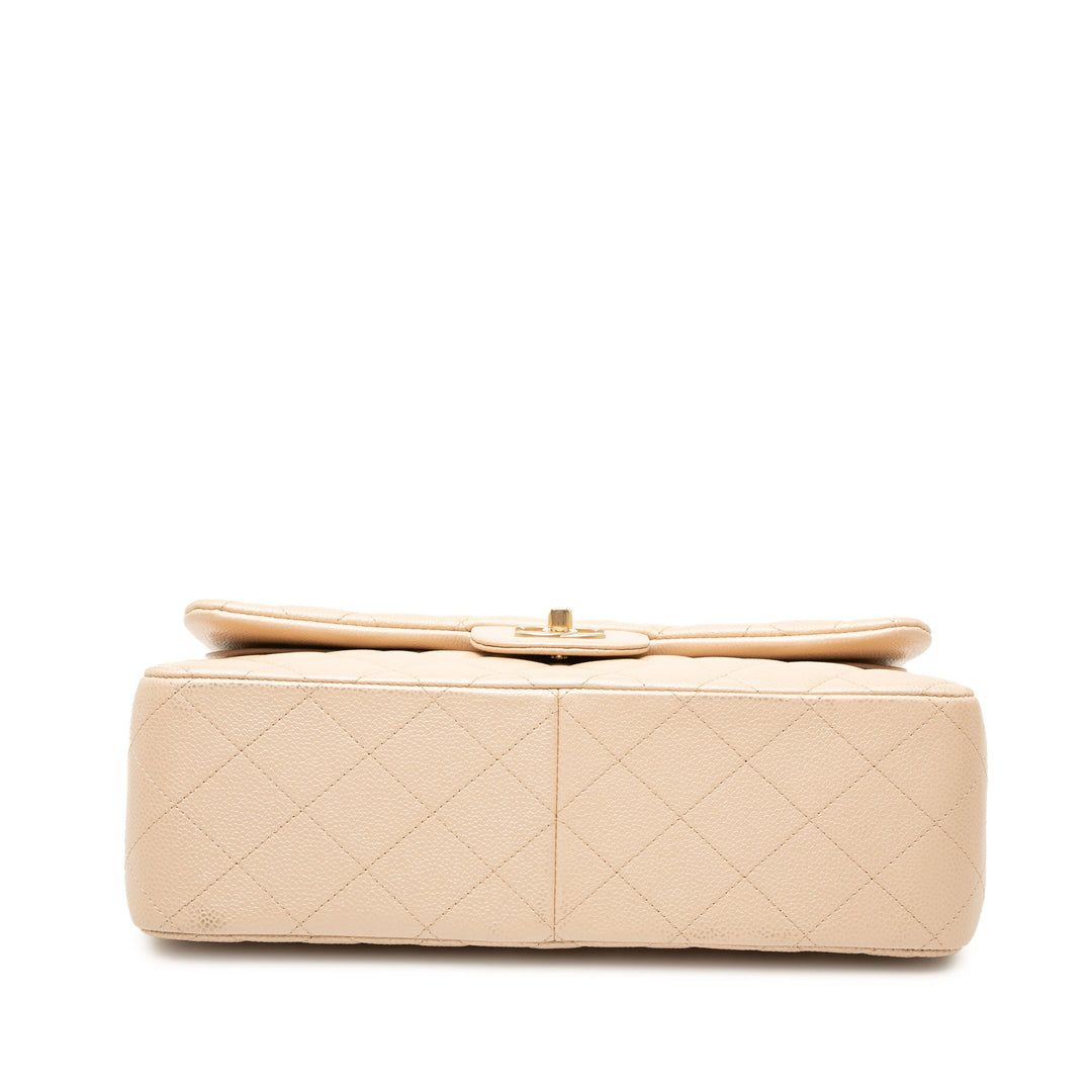 Chanel Jumbo Classic Caviar Double rabat