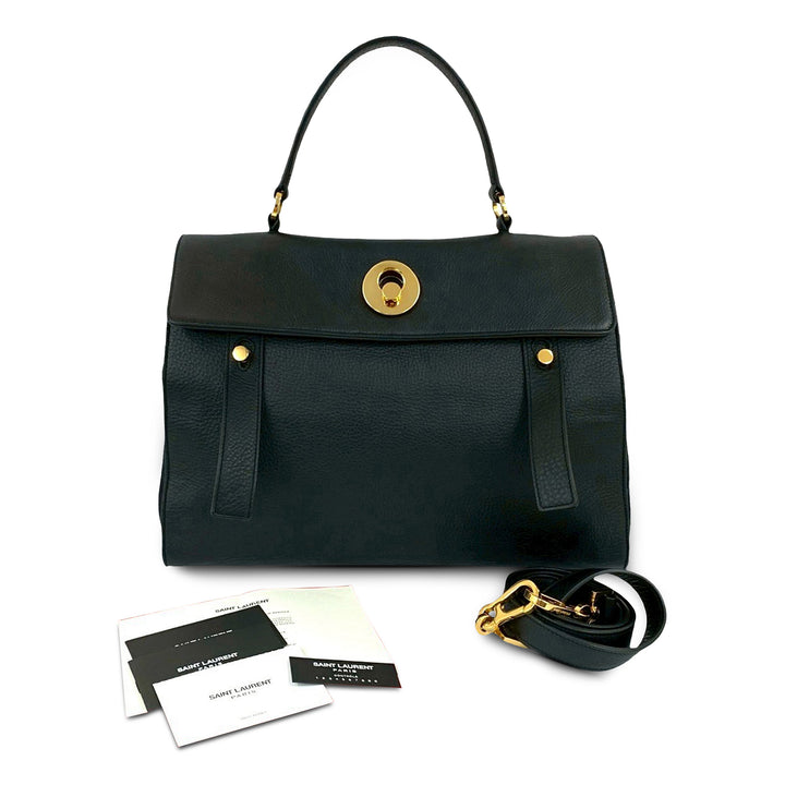 Saint Laurent Medium Cuir Muse Two Sac