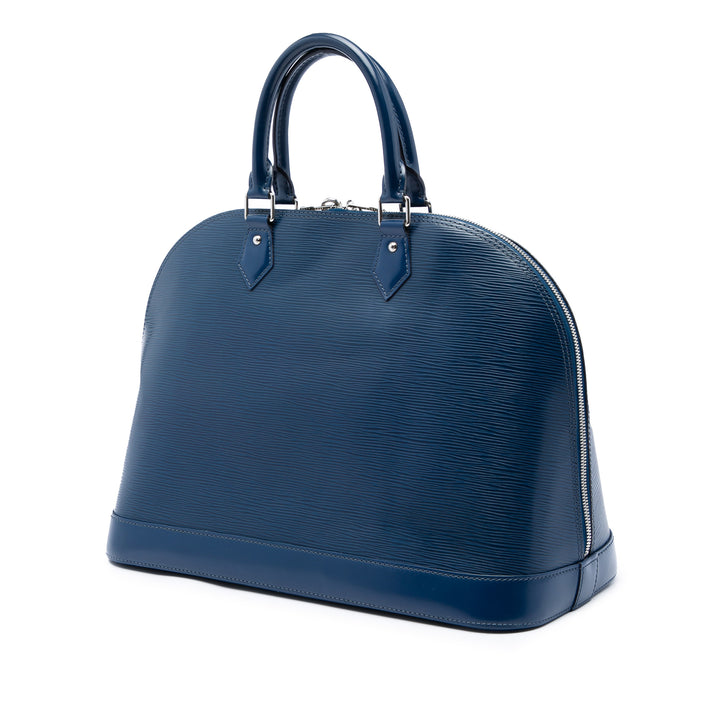 Louis Vuitton Alma GM Épi Bleu – vue 2 – GABY PARIS