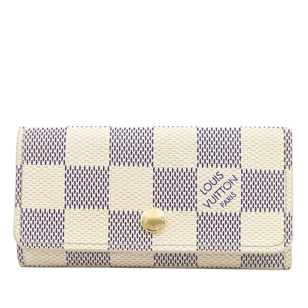 Louis Vuitton Damier Azur 4 Key Holder