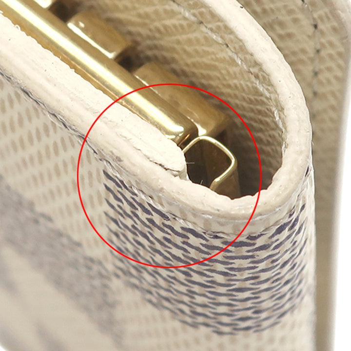 Louis Vuitton Damier Azur 4 Key Holder