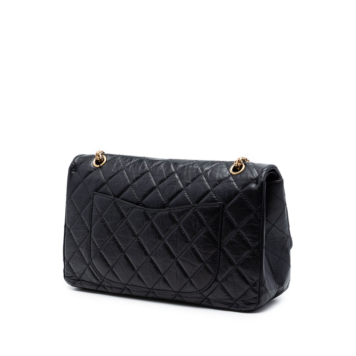 Chanel Matelassé vieilli Cuir de veau Reissue 2.55 Double rabat 227