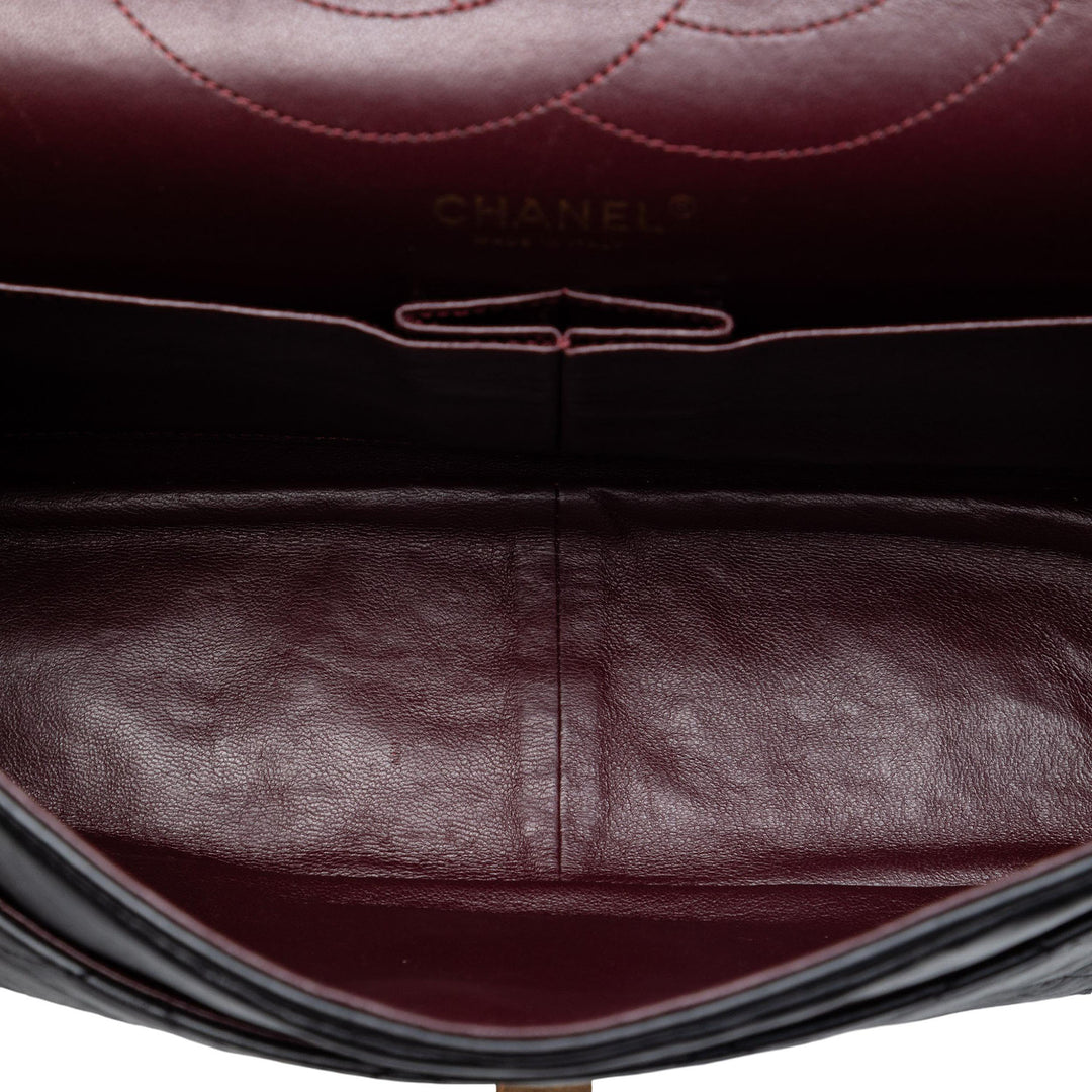 Chanel Matelassé vieilli Cuir de veau Reissue 2.55 Double rabat 227