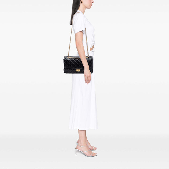 Chanel Matelassé vieilli Cuir de veau Reissue 2.55 Double rabat 227