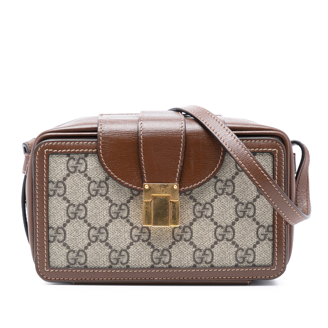 Fermoir Sac Mini GG Supreme Beige
