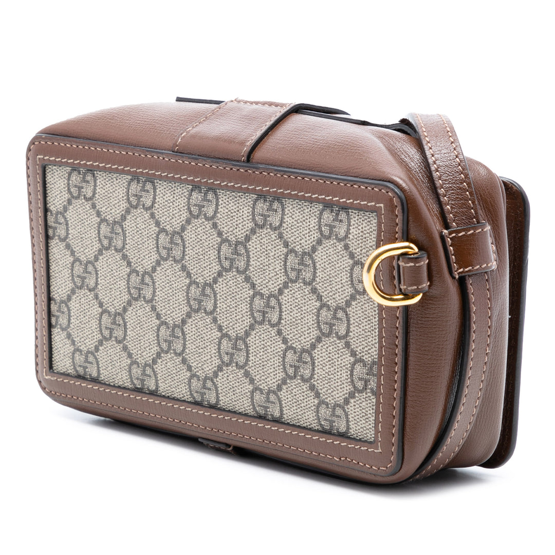 Fermoir Sac Mini GG Supreme Beige