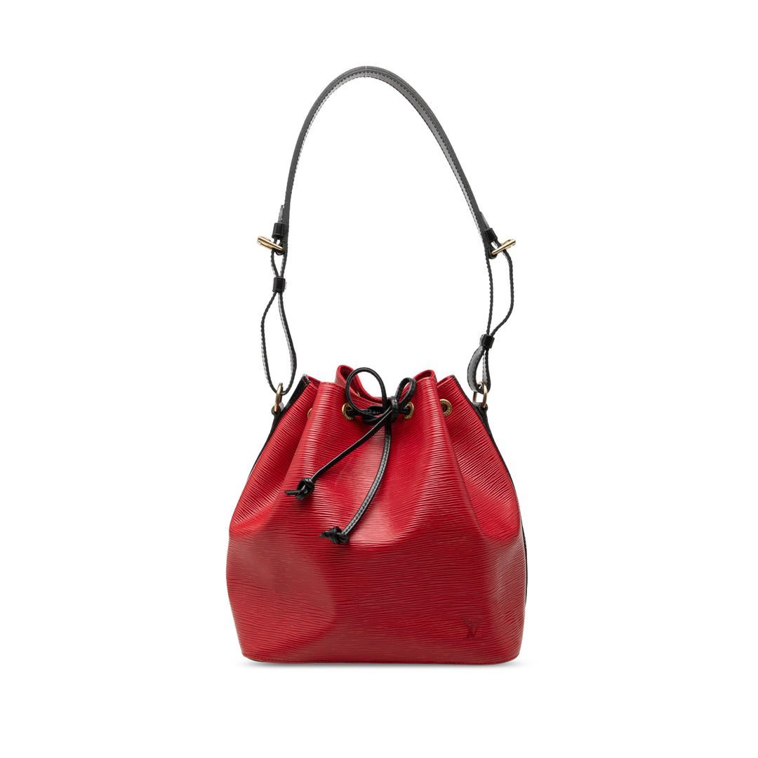 Louis Vuitton Bicolore Noe Épi Rouge – vue principale – GABY PARIS