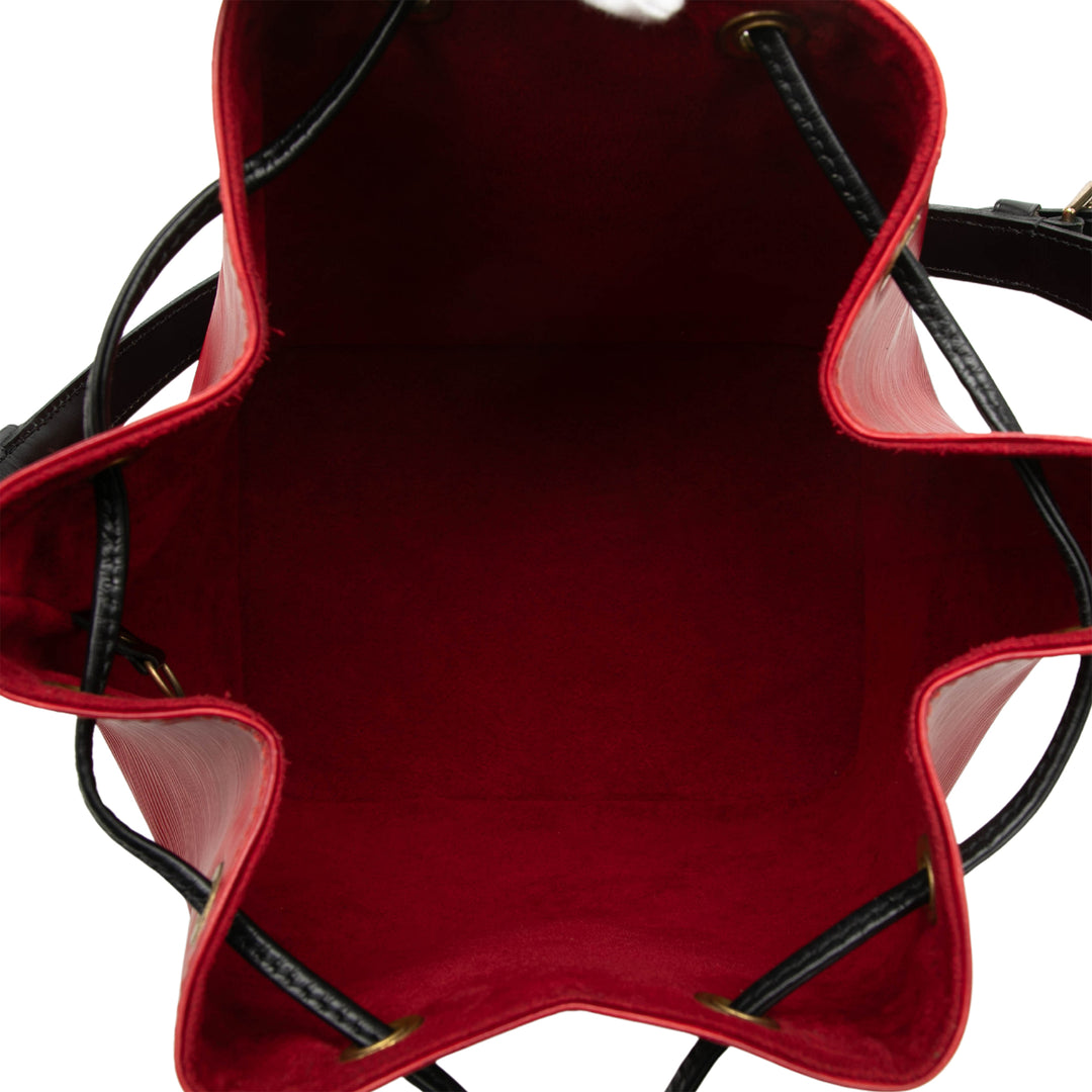 Louis Vuitton Bicolore Noe Épi Rouge – vue 4 – GABY PARIS
