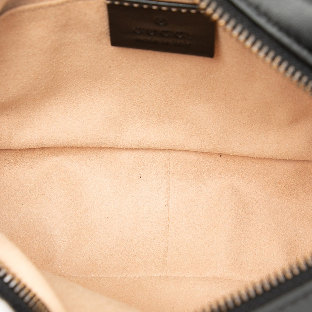 GG Marmont Matelasse Sac Mini Cuir de veau Noir