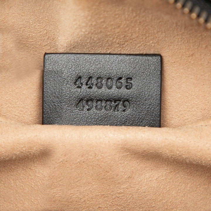 GG Marmont Matelasse Sac Mini Cuir de veau Noir