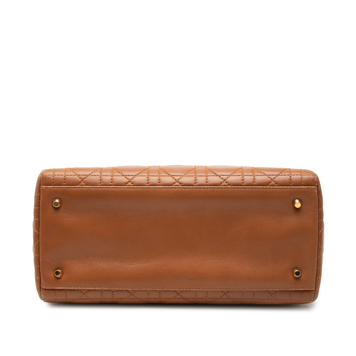 Dior Medium Cuir d'agneau Cannage Lady Dior