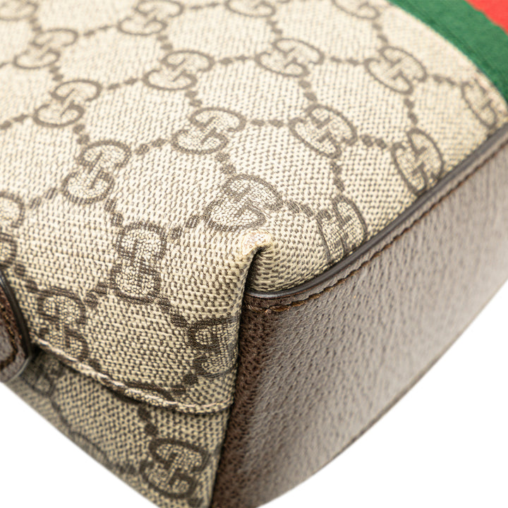Small GG Supreme Ophidia Dome Crossbody Brown - Gaby Paris