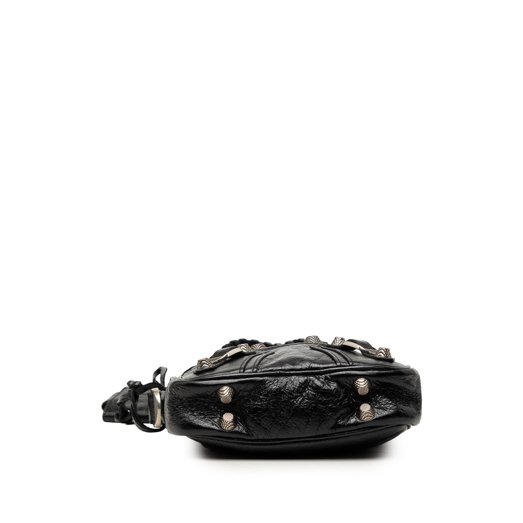 Balenciaga Cuir d’agneau Motocross Le Cagole Messenger Sac