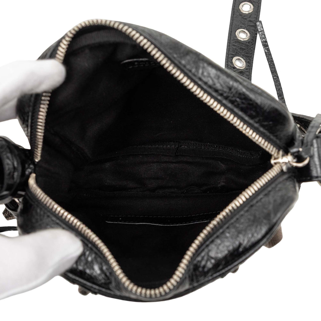 Balenciaga Cuir d’agneau Motocross Le Cagole Messenger Sac