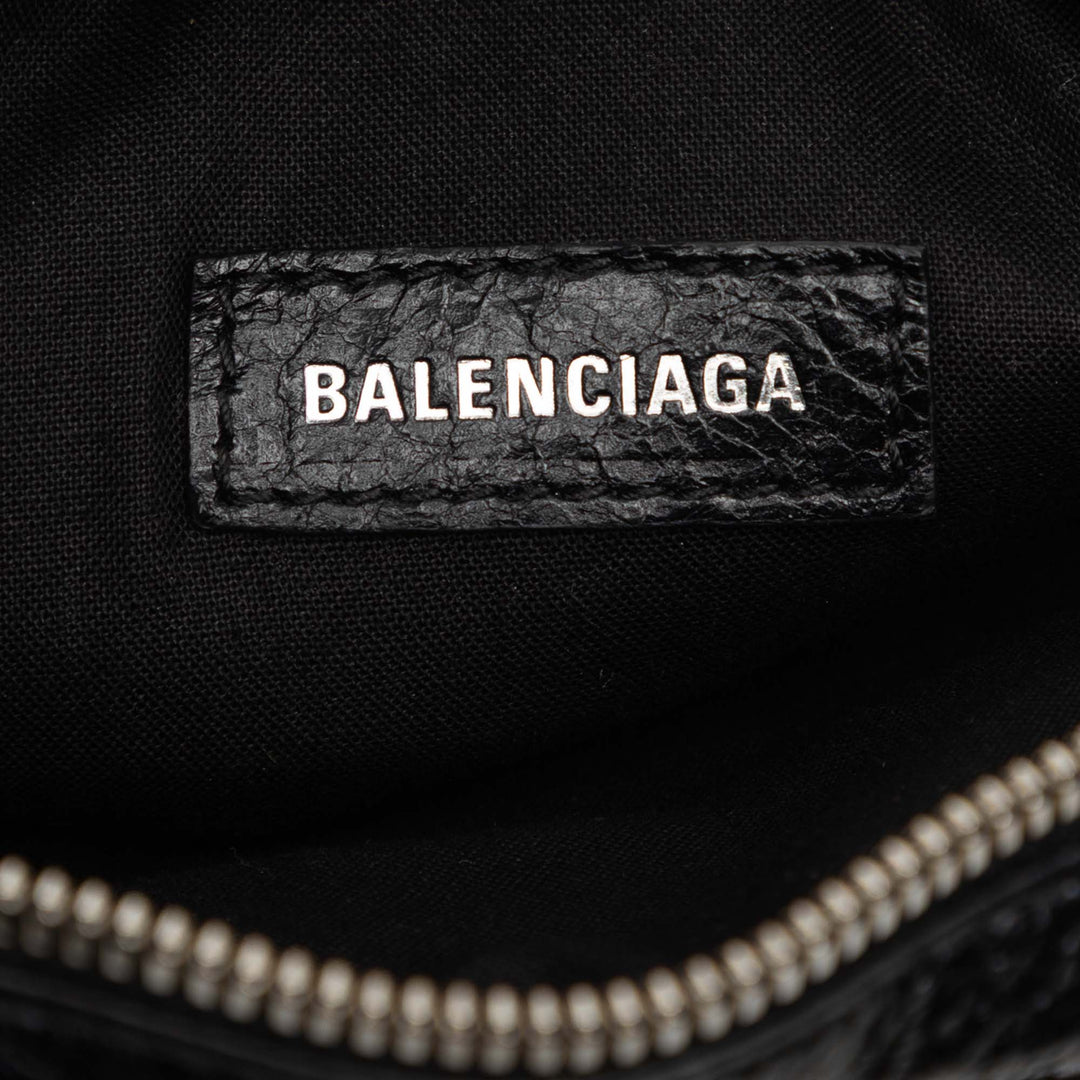 Balenciaga Cuir d’agneau Motocross Le Cagole Messenger Sac
