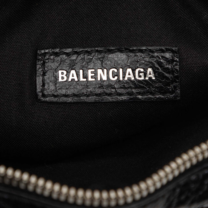 Balenciaga Cuir d’agneau Motocross Le Cagole Messenger Sac