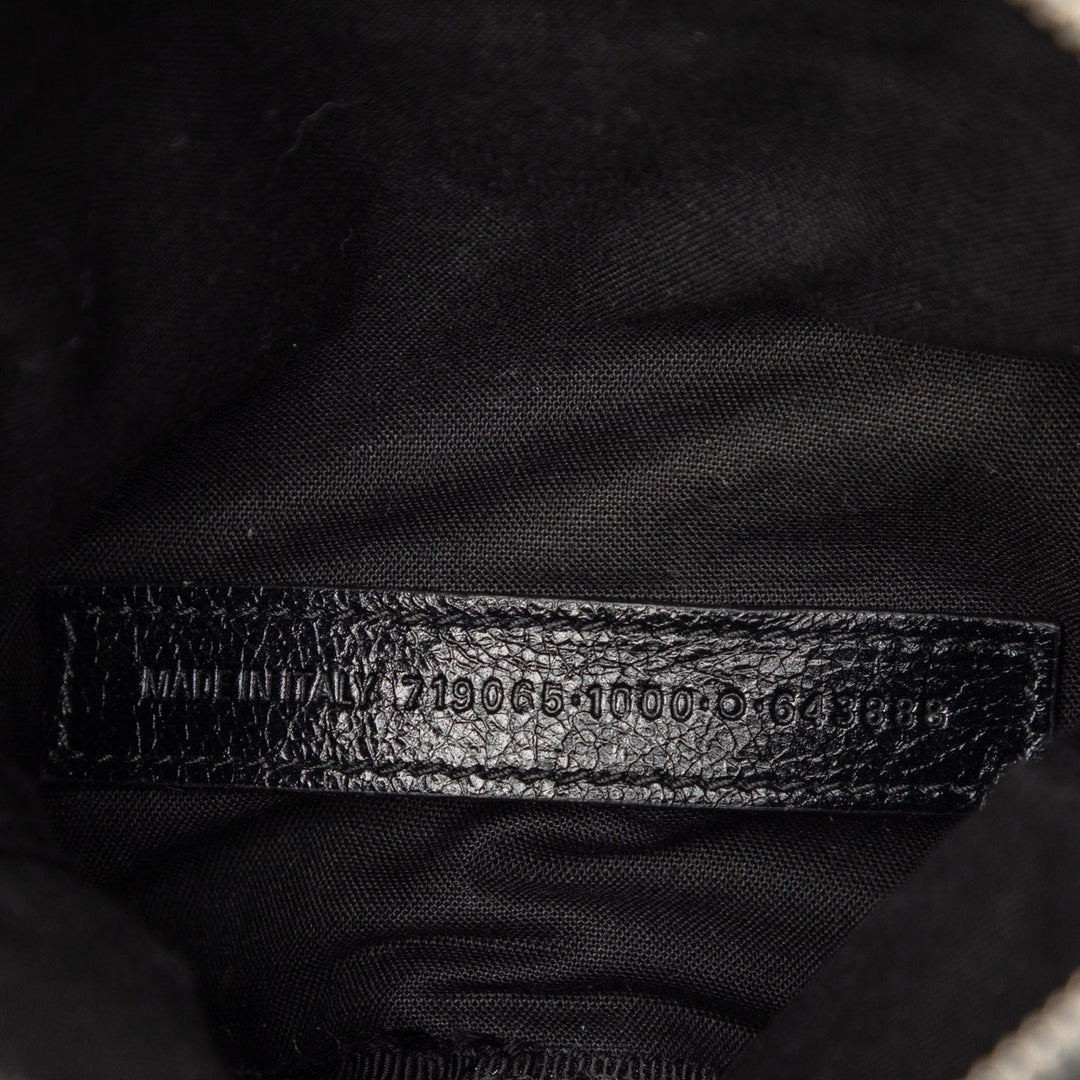 Balenciaga Cuir d’agneau Motocross Le Cagole Messenger Sac